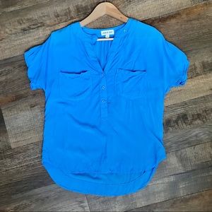 Cloth & Stone Powder Blue Blouse